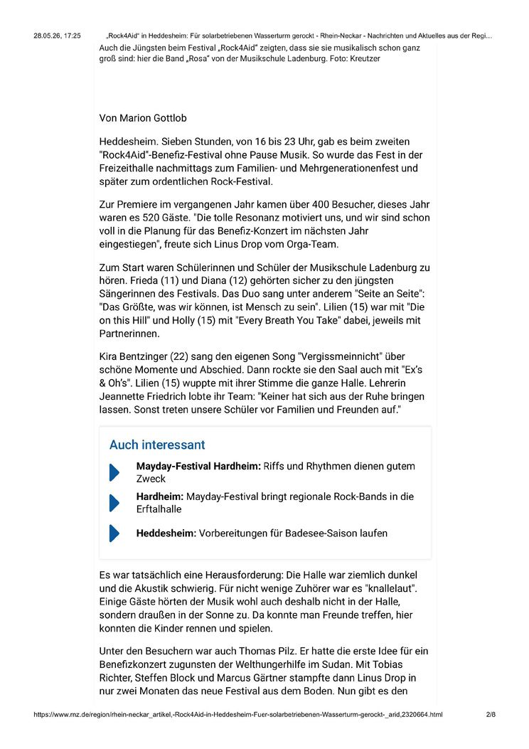 Bericht zum Spendenprojekt Garango